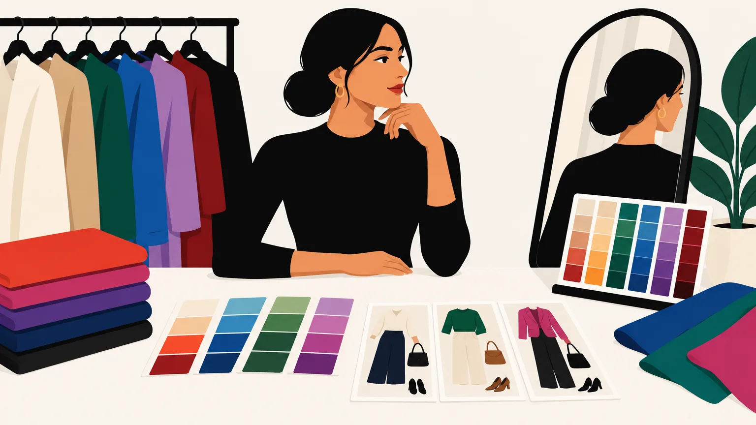 Illustrative image: fashion color analysis