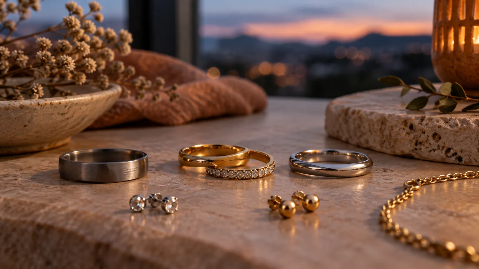 Illustrative image: hypoallergenic jewellery