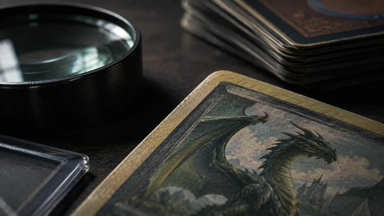 Illustrative image: how to verify trading cards