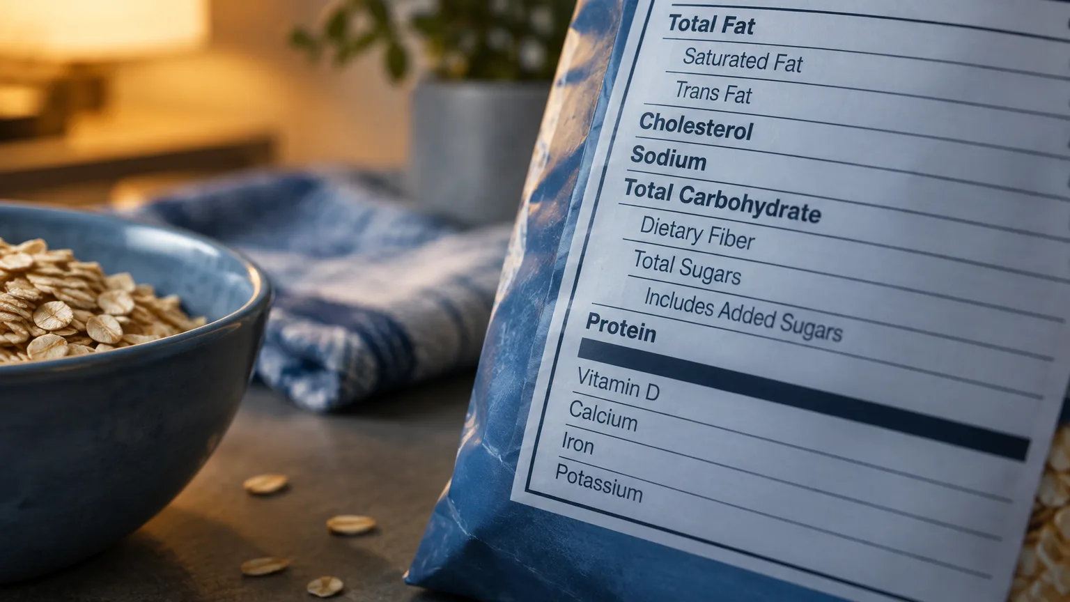 Illustrative image: how to read nutrition labels