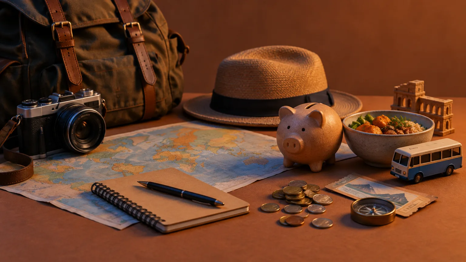 Illustrative image: daily travel budget