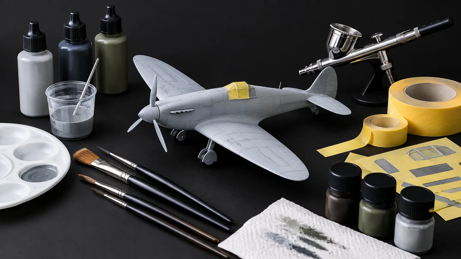 Illustrative image: painting scale models