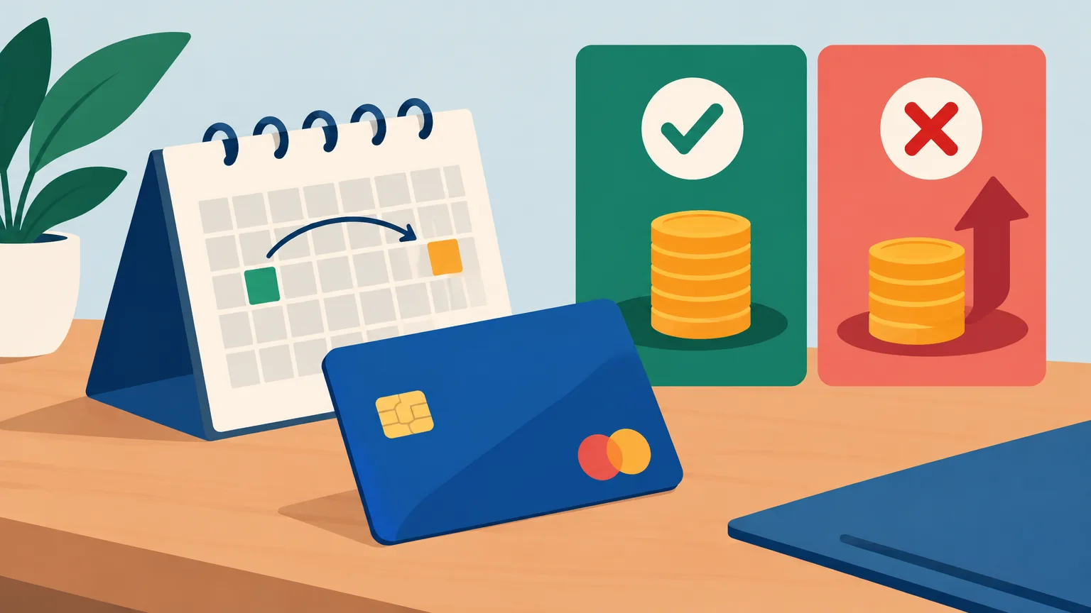 Illustrative image: credit card grace period