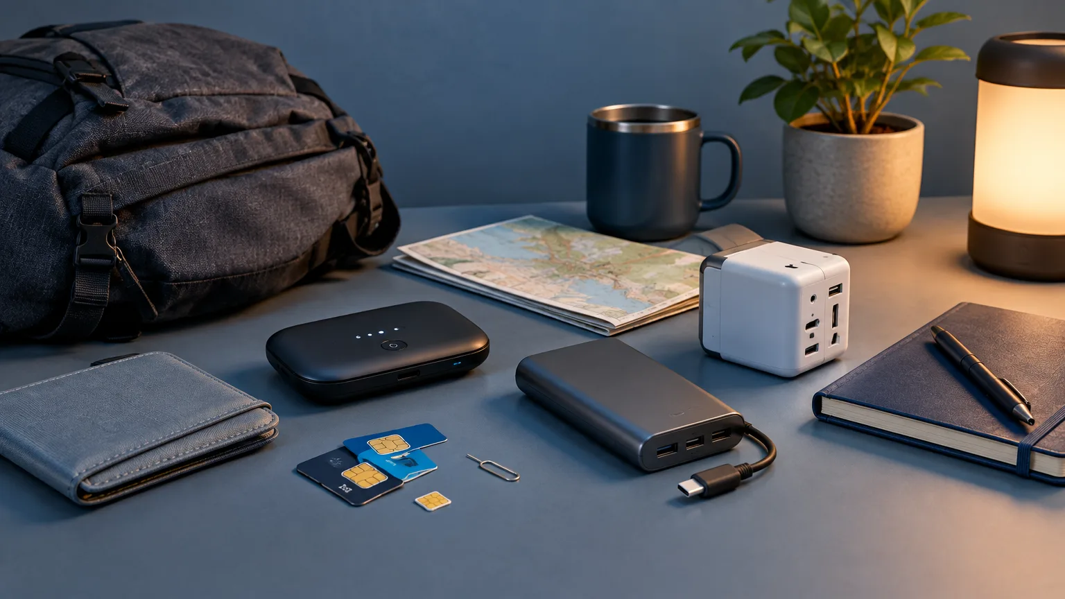 Illustrative image: digital nomad internet backup