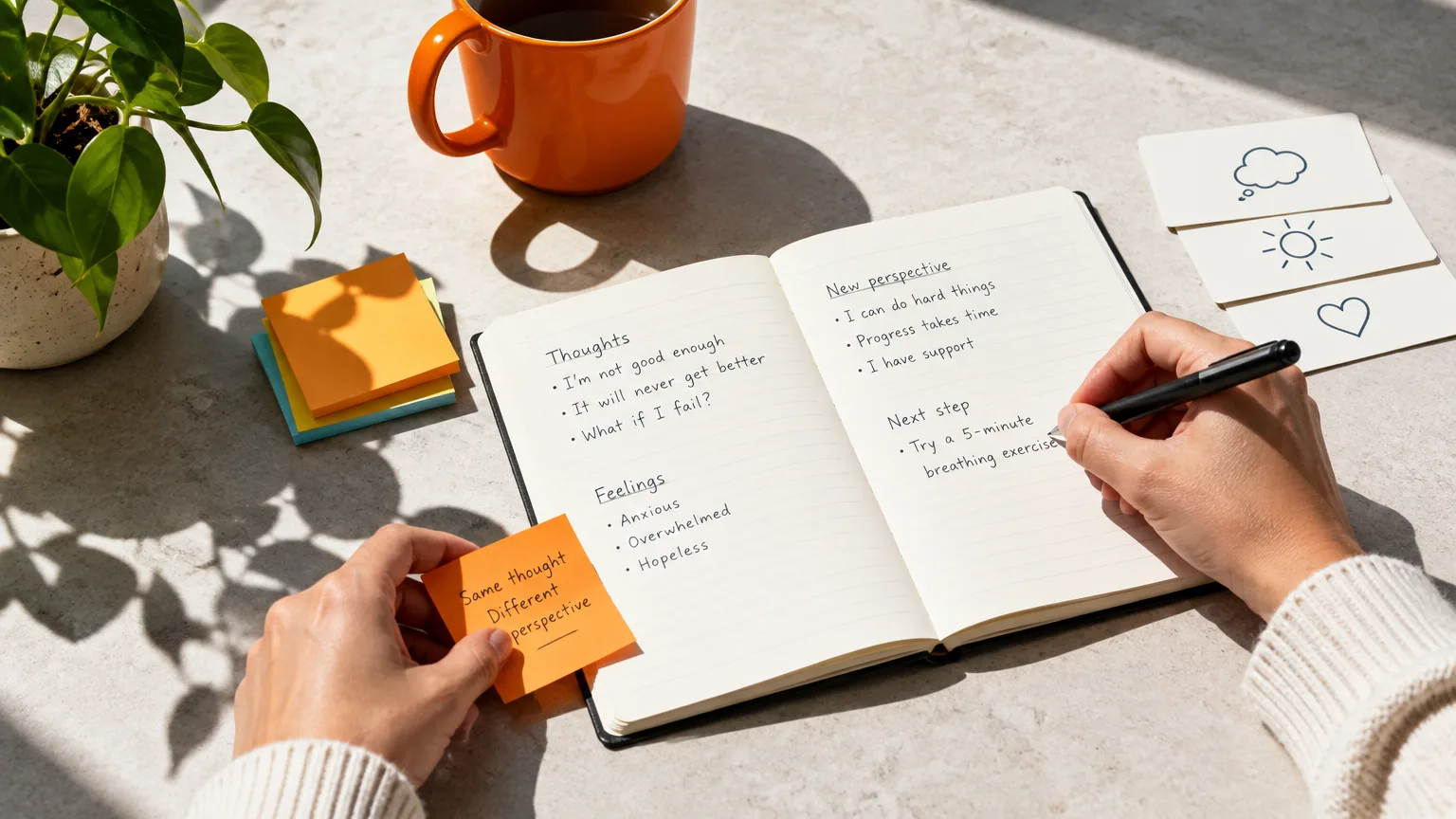 Illustrative image: cognitive behavioral therapy